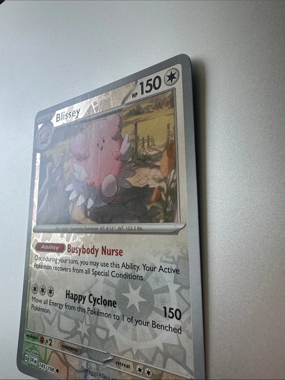 Blissey Pokémon Card (145/198)